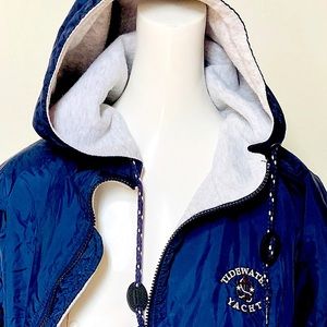 Nautical Navy Hooded Jacket L “Gear for Sports”